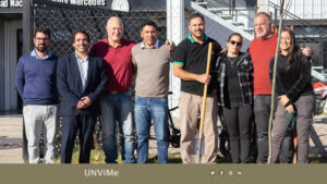 Avanza la forestación en la extensión áulica de B° Los Poetas
