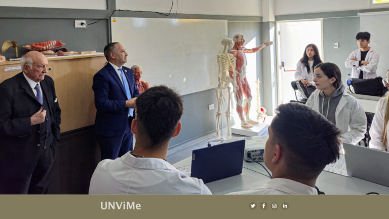 El Dr. Alberto Taquini (h) visitó la UNViMe y recorrió el Campus Universitario junto a autoridades